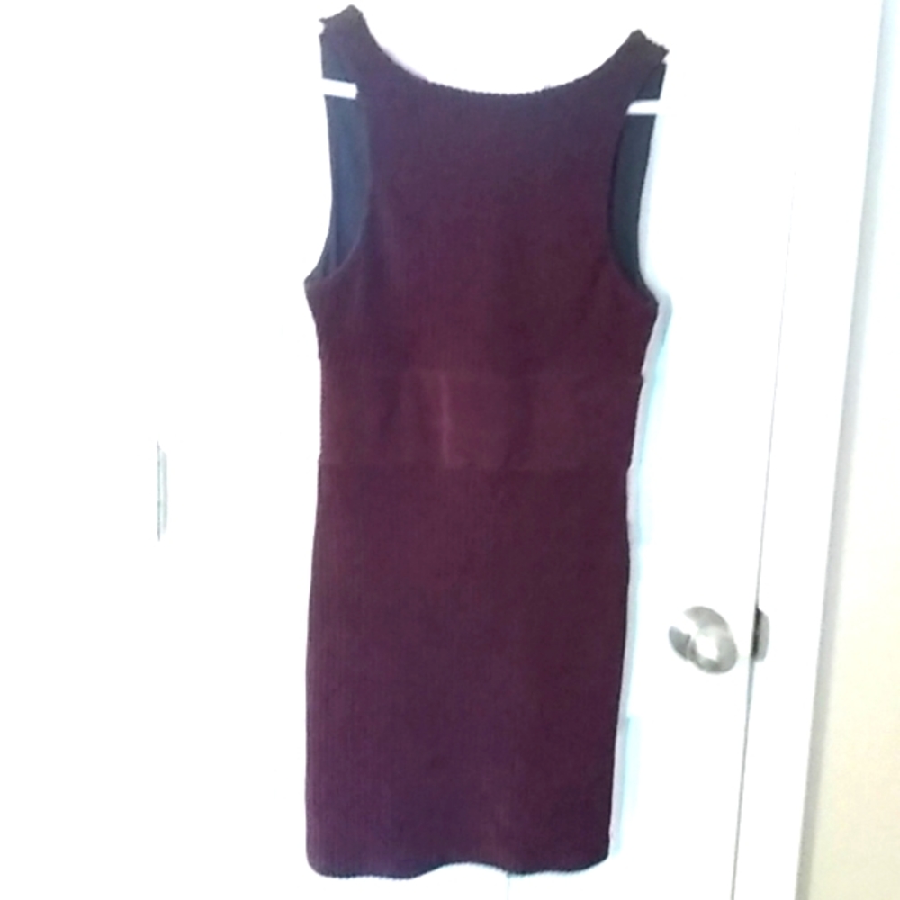 Free people open back corduroy sleeveless dress. - Picture 1 of 16